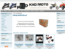 Tablet Screenshot of kxdmoto.cz